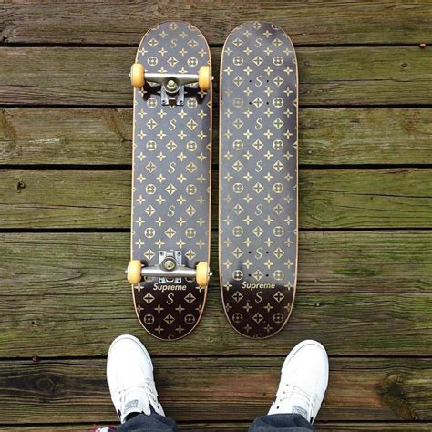 louis vuitton skateboard supreme|supemre Lv collabs.